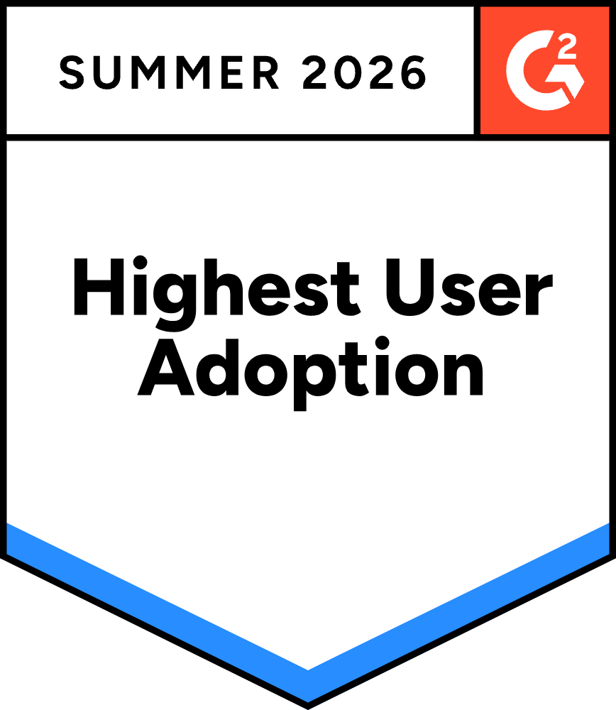 TaxJar was recognized by G2 in Summer 2026 for Highest User Adoption (Mid-Market),  Momentum Leader, Easiest Setup (Small Business), Fastest Implementation (Mid-Market), Easiest To Use (Mid-Market), Users Most Likely To Recommend (Small Business), and Best Meets Requirements (Mid-Market).