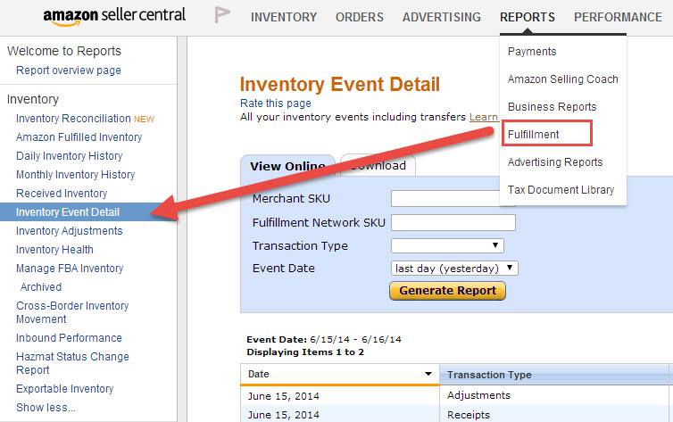 Which Fulfillment Centers is my inventory in