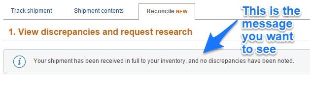Amazon No Discrepancies