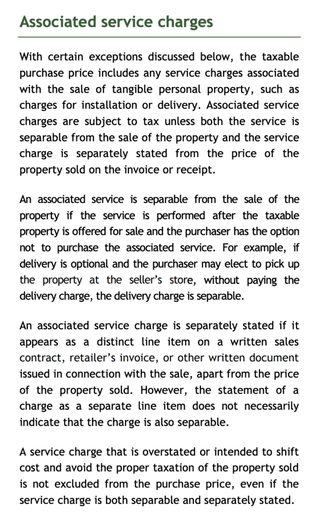 Colorado sales tax on freight