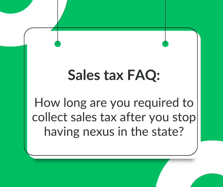 Trailing nexus: what sellers should know - TaxJar