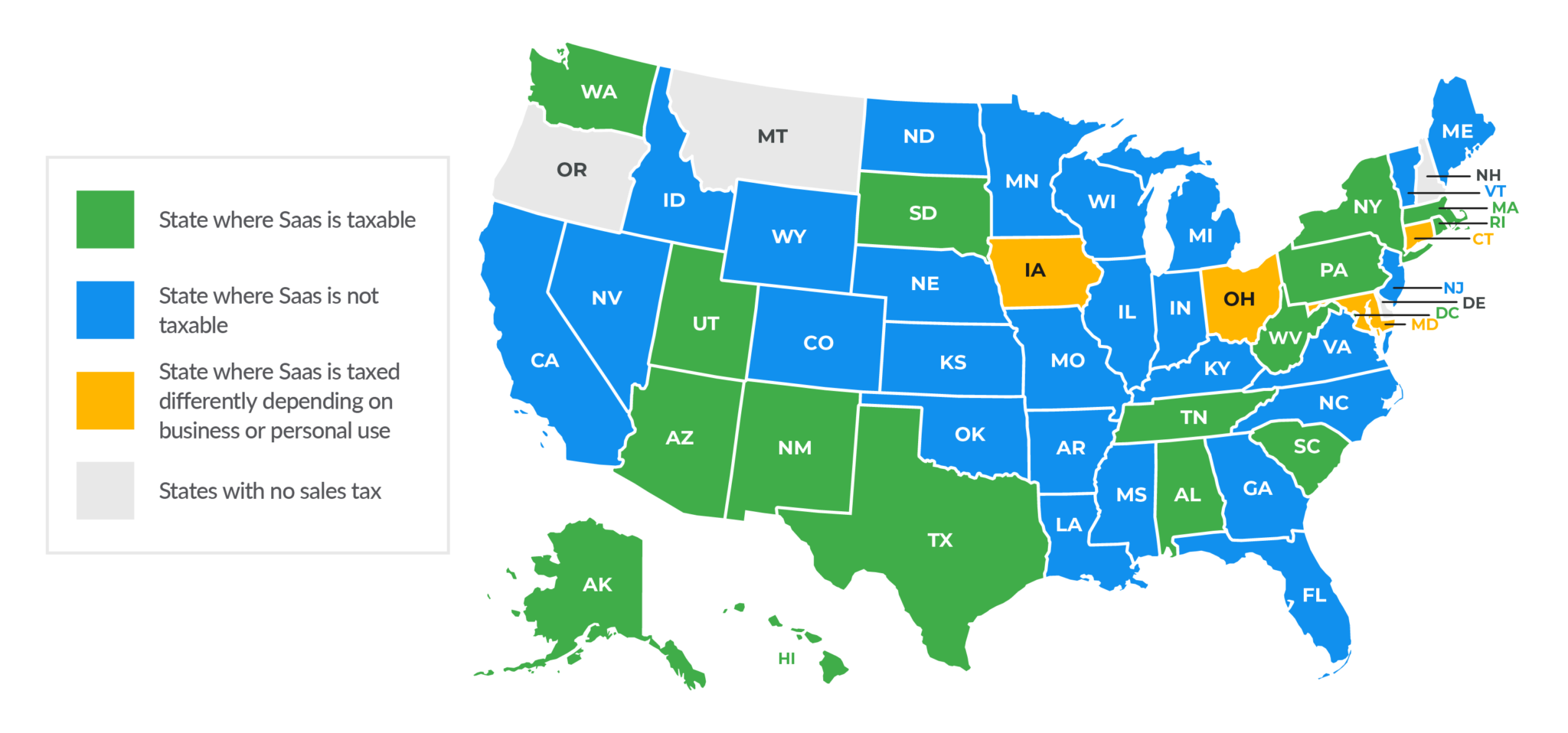 Sales Tax by State Is SaaS Taxable? TaxJar